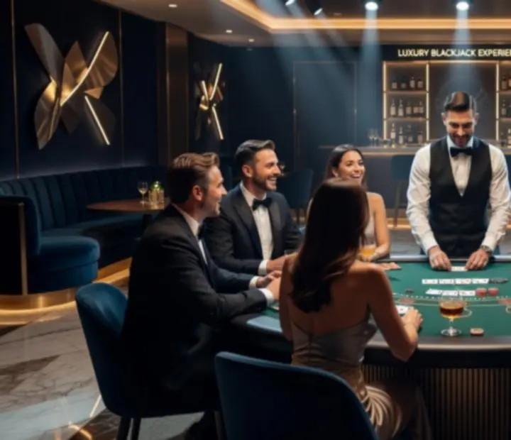 Galerie blackjack eventů Boheria s hosty a nasvícenými stoly